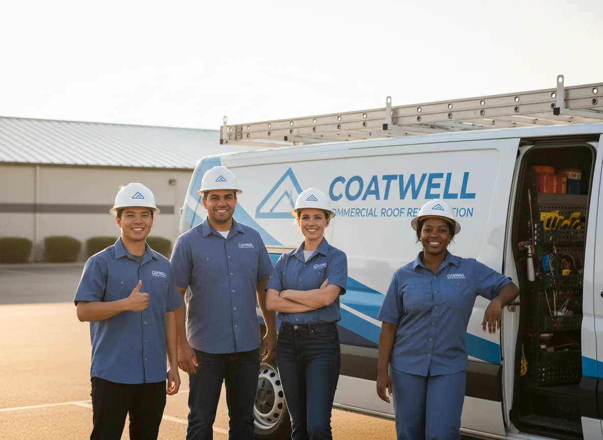 Commercial roof coating company in Gustine, CA